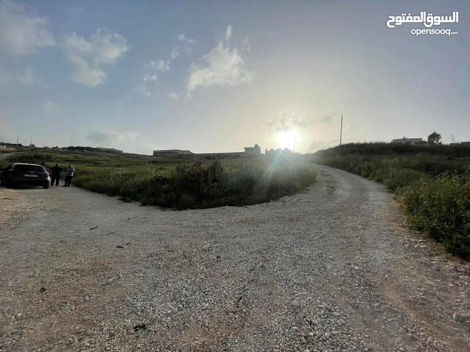 نمرة أرض للبيع او البدل ع سيارة بمنطقة روجيب مساحتها 600متر واصلها خدمات طابو نابلس
