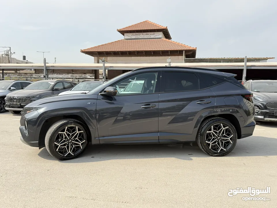 هونداي توسان NLine ترخيص 2022 محرك 1600 هايبرد plug in/يقطع على الشحنه 65 كيلو متر 271 حصان