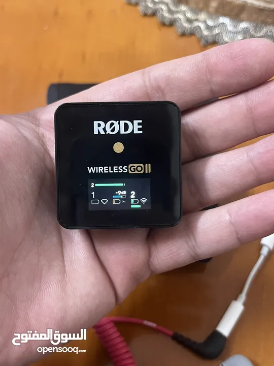 مايكروفون رودي وايرلس جو 2 شبه جديد للبيع Rode Wireless go 2