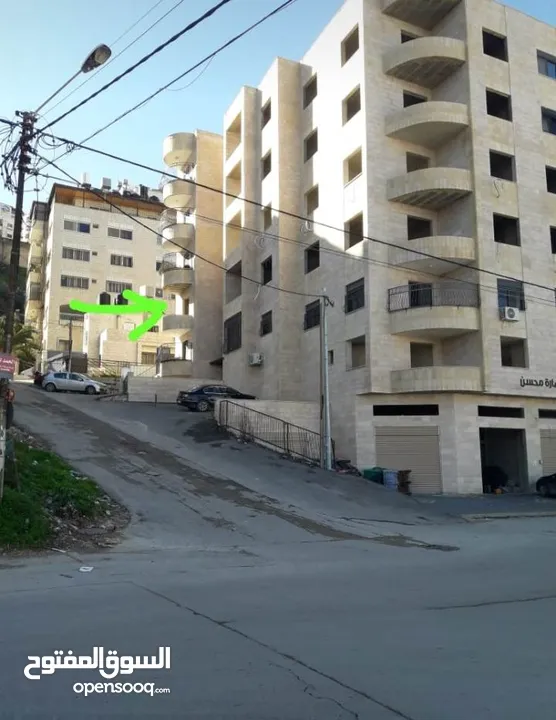شقة طابو للبيع كاش فقط، نابلس المخفية قرب سوبر ماركت مطاوع عمارة المحسن الطابق الثاني ويوجد مصعد ووا