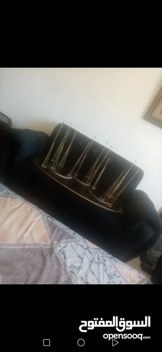غرفة نوم بحاله الوكاله وطقم كنب بحال الوكاله سبع مقاعد للبيع بسعر مناسب
