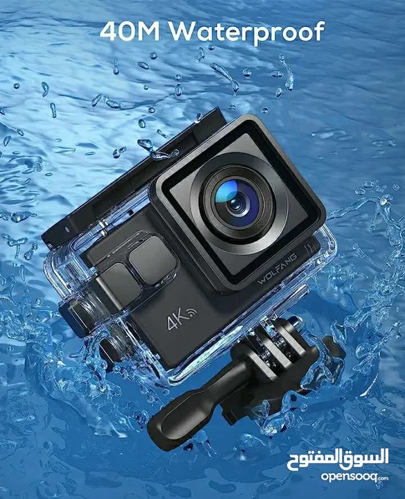 كاميرا مغامرات  4k مقاومة للماء عالية الدقة