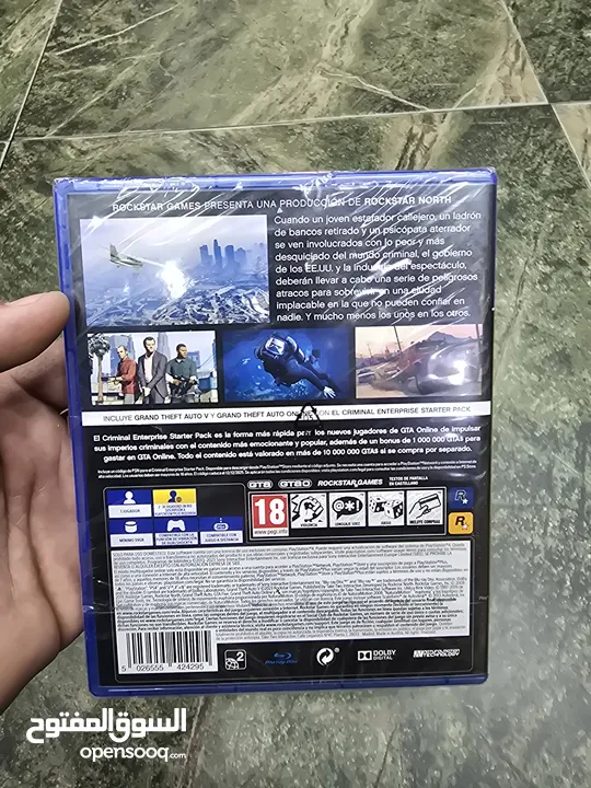 CD بلاستيشن 4 GTA V جديد