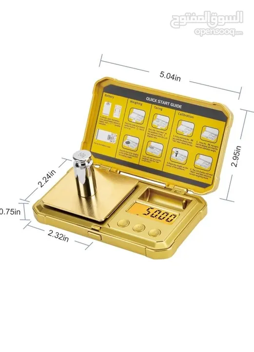ميزان إلكتروني دقيق Fuzion 24K-200 مثالي لأصحاب الذهب و الاكسسوار تصميم رائع دقة عالية بسعررر حصررري