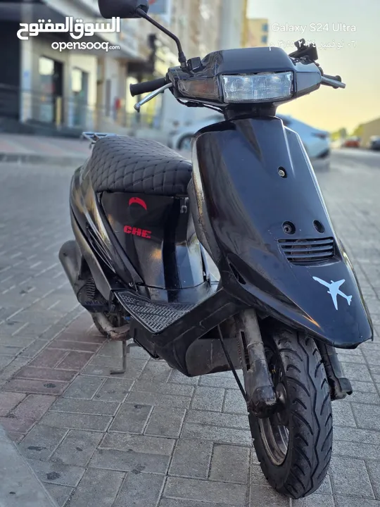 دراجة بطة 100 cc مستعملة سنه ونص