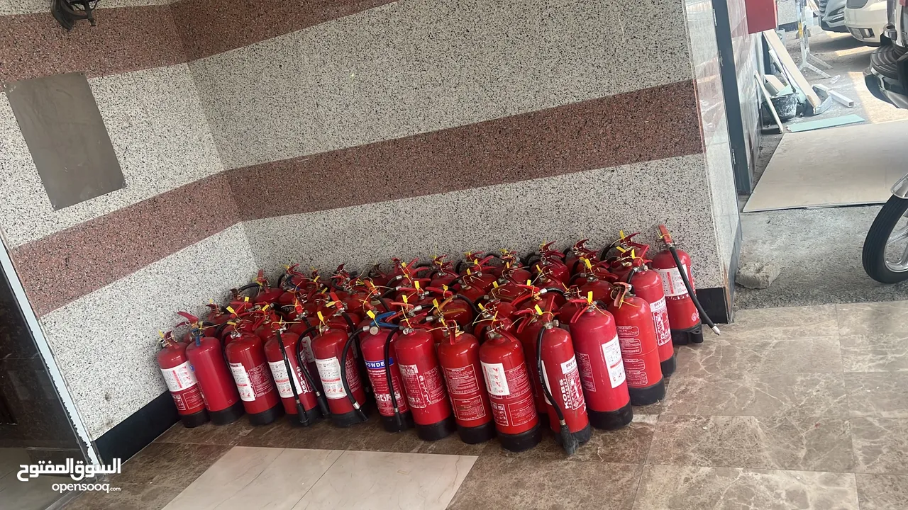 Fire extinguisher all kinds fire safety services (jeddah,makka,riyadh,madina) طفاية حريق