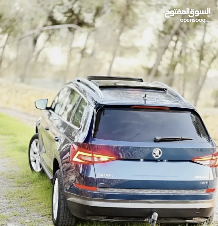 سكودا كودياك 2017 مفلل مع بانوراما ودفع رباعي ترخيص وتامين شامل ساري للبيع او البدل