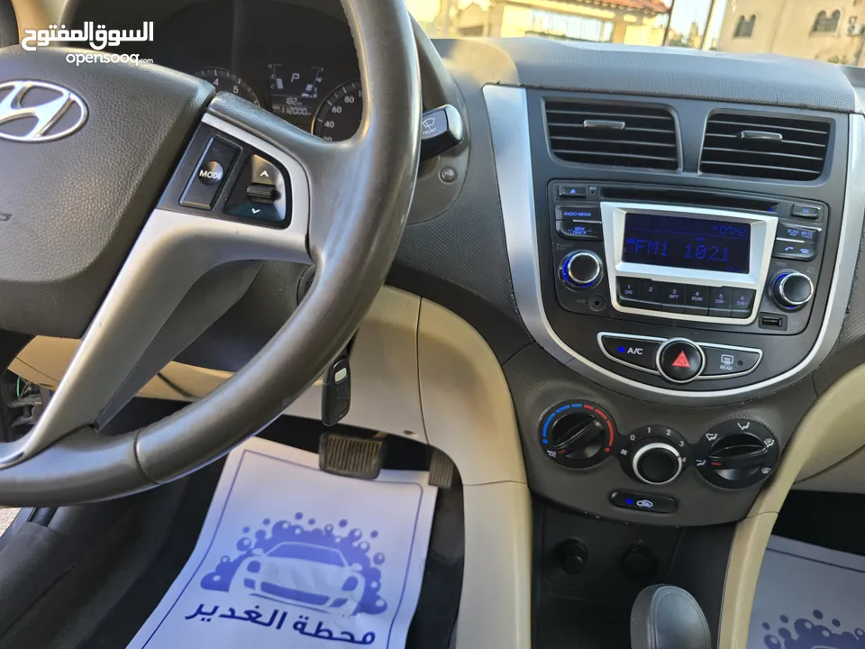 هونداي اكسنت 2014 فحص كامل 7 جيد عداد 112km محرك 1600cc مالك 1