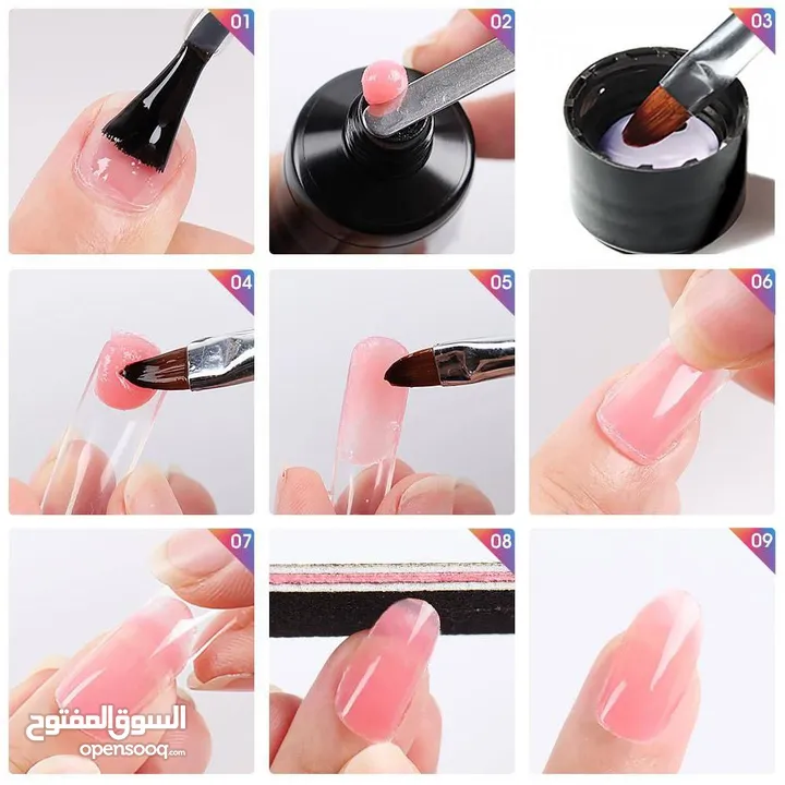 بكج حقيبه اكرلك متكامله مع جميع ملحقاته الصروريه  الأصلية Misscheering PROFESSIONAL NAIL ART KIT