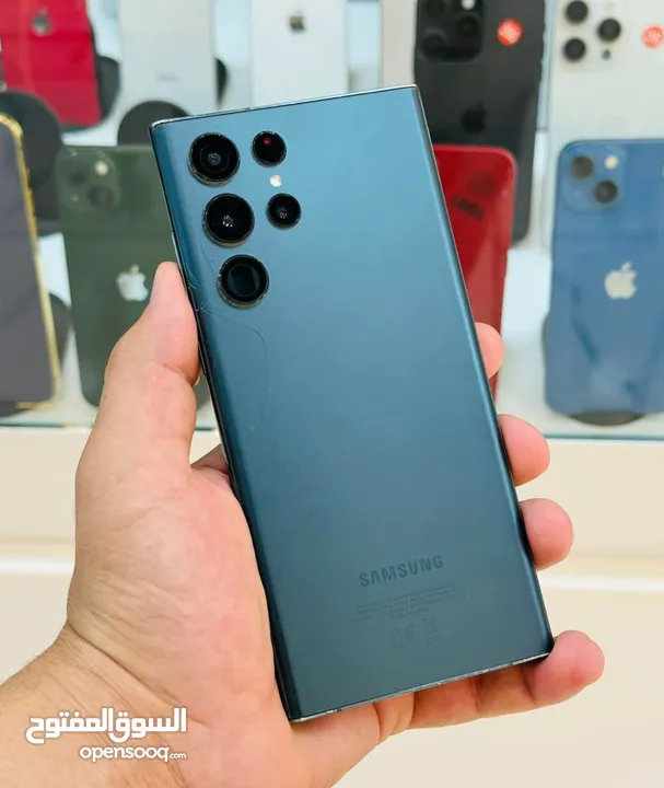 مستعمل Samsung S22Altra 5G رام 12 جيجا 128 و 256 بدون كرتونة هدية كفر وشاحن الاصلي متوفر توص