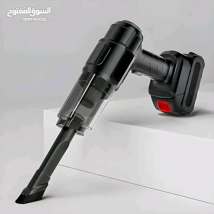 مكنسة كهربائية  شحن محمولة للسيارات  للمنزل والسيارة