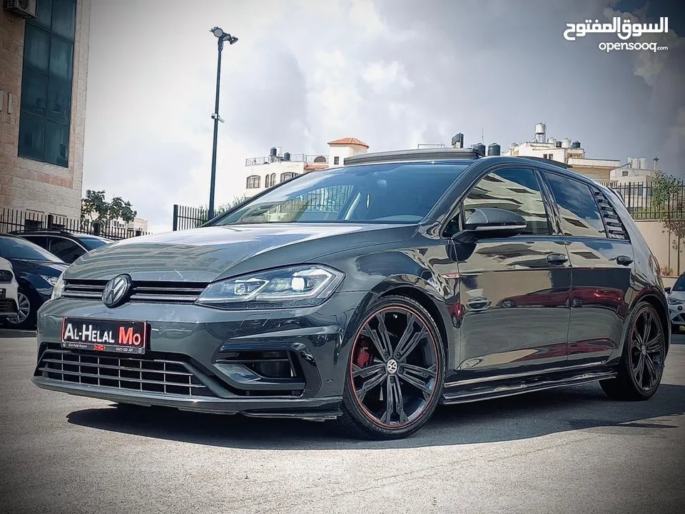 جولف Golf Tsi MK7.5 موديل 2018  بحالة الوكالة تسيير 2021  السيارة فللل اضافات