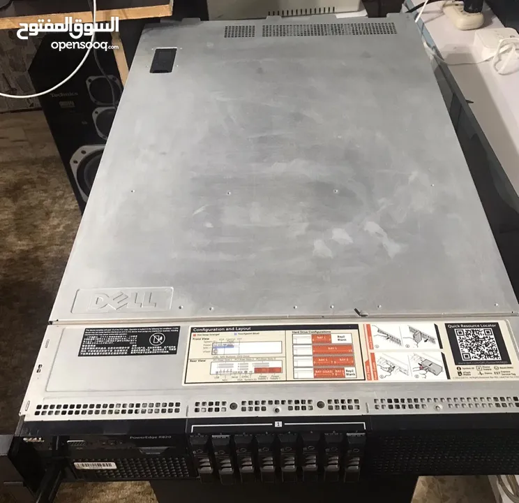 سيرفر Dell بمواصفات ضخمة للبيع - Dell Poweredge r820 مستخدم خفيف جدا