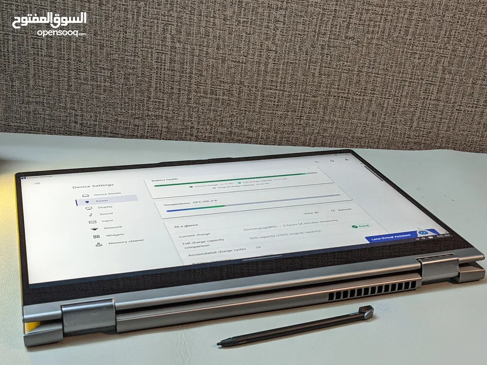 جهاز لينوفو : Lenovo ThinkBook 14s yoga  الجهاز (2in1) يعني بتحول لتابلت