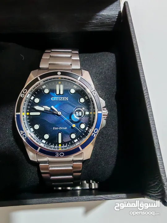 ساعة citizen eco drive مستعملة للبيع فقط الساعة وكالة نظيفة جدا