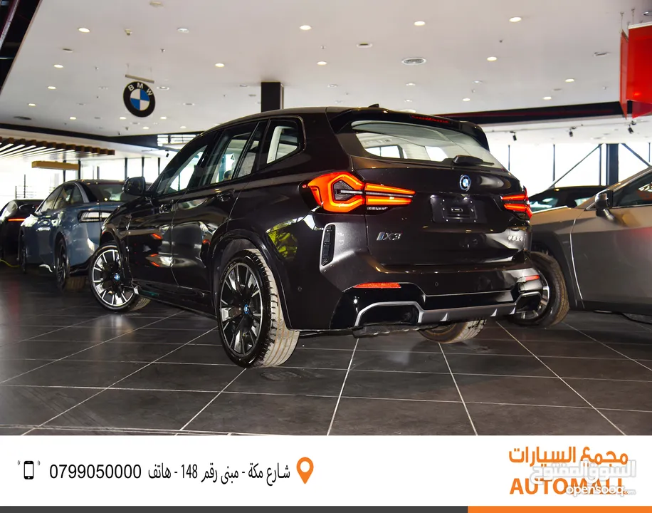 BMW الفئة الثالثة iX3 كهربائية بالكامل 2024 BMW iX3 eDrive EV Black Edition