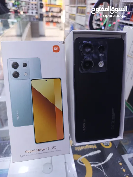 جهاز اخو الجديد 256g 16ram Redmi Not 13 5g   كامل اغراضو