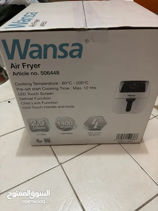 Wansa air fryer new