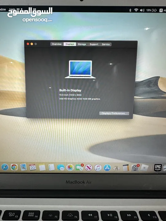 MacBook Air 2012 بحالة الوكالة