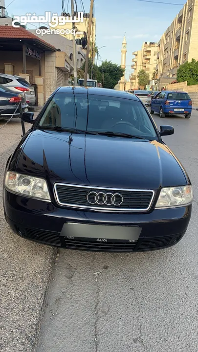 Audi A6 2001 مستعمله بحالة جيدة من يدّ بنت ،،، لونها كحلي غامق ،،، بسعر مغري جداً،،