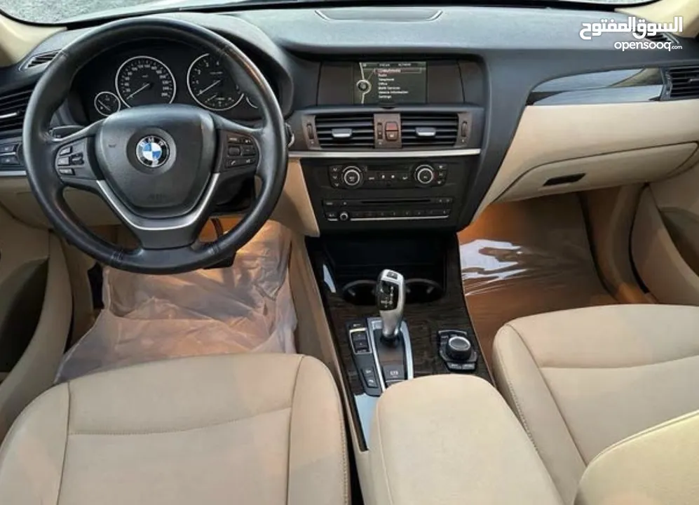 6 سلندر BMW X3 2013    بحاله فوق الممتازه  تم تبديل الاستهلاكيات ما تحتاج اي شئ وشرط الفحص