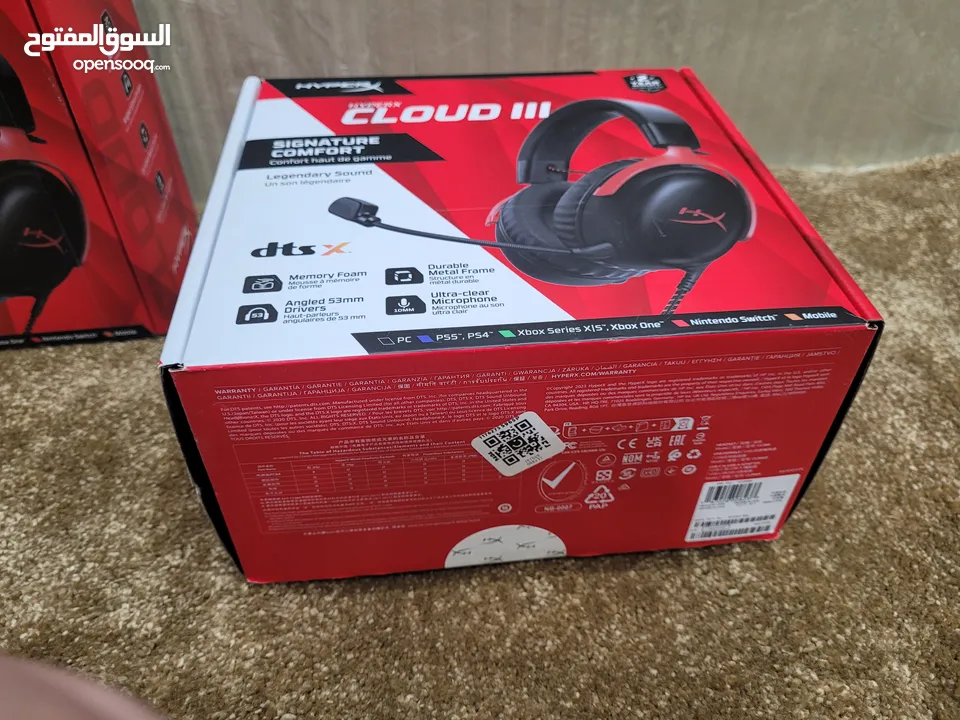 مجموعة سماعات قيمنج hyperx متوفر عدة اصناف