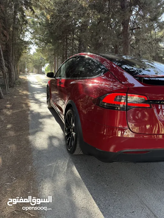 Tesla model X dual motors-long range plus    2020 تسلا X موديل 2020 بطاريه اكبر حجم  قابله للبدل