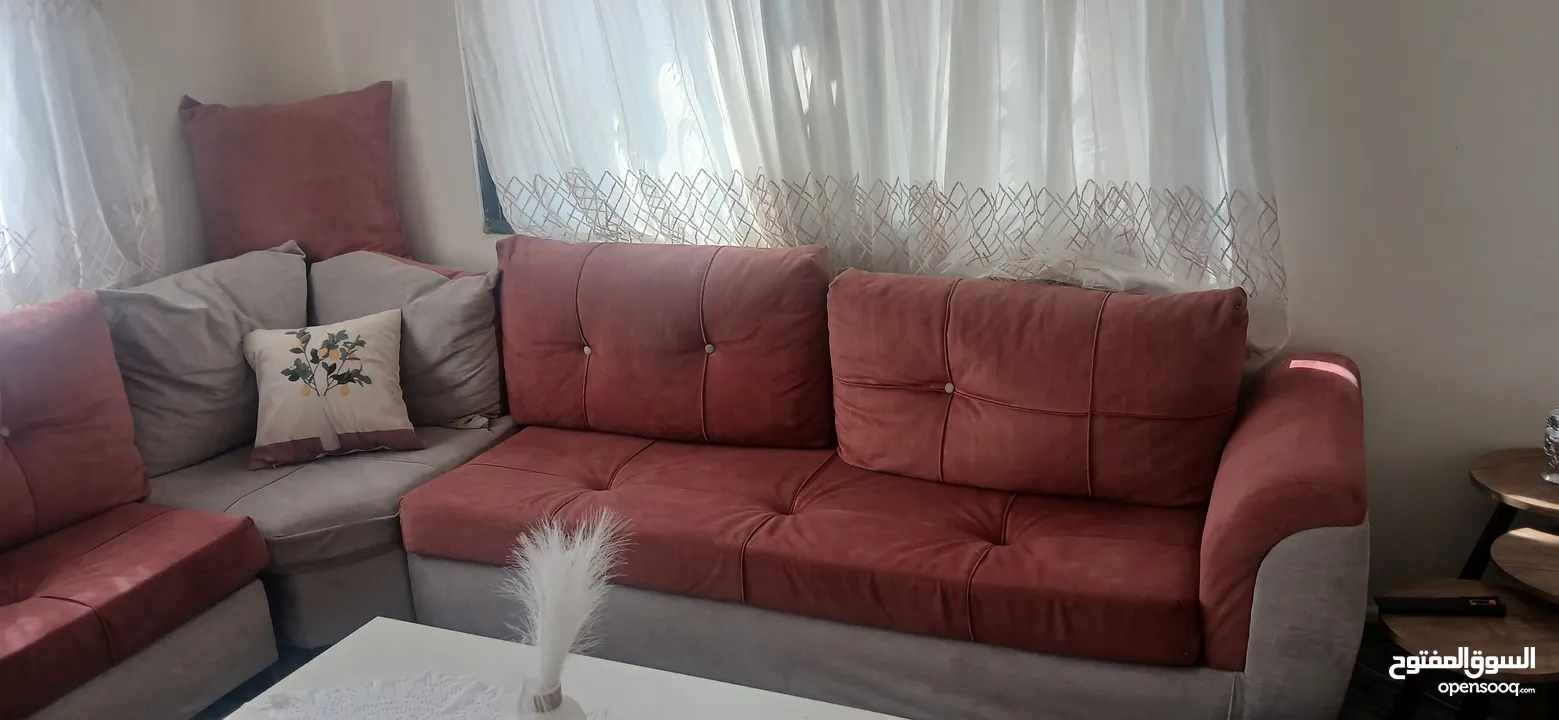 طقم كنب مع برادي