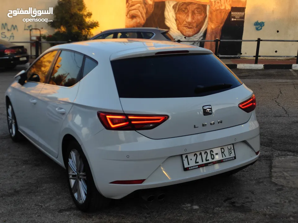 سيات ليون اكسلينس بالكرتونة محرك 1500تربو بنزين اتوماتيك 150حصان وعداد أصلي 75000كم فقططط