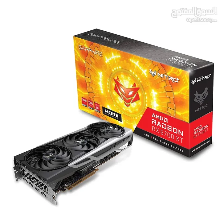 كارت شاشة AMD Radeon RX 6700 XT Gaming Graphics Card with 12GB GDDR6