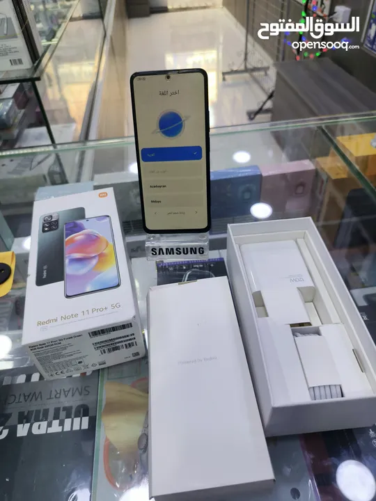 جهاز القوي NOT 11 PRO PLAS 5G معه شاحنو الاصلي 120W والكرتونه جيجا 256 رام 16 متوفر توصيل