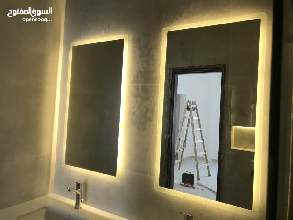 تفصيل وتركيب كافة اعمال السكوريت والشور بوكس ومرايا البقلاوة والديكور ومرايا الانارة