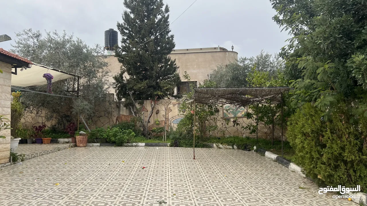 يوجد منزل مستقل في رمانة - منطقة العكد  مع ساحة وجدران ولها مدخلين ومع دونم ارض  مساحة المنزل 220م