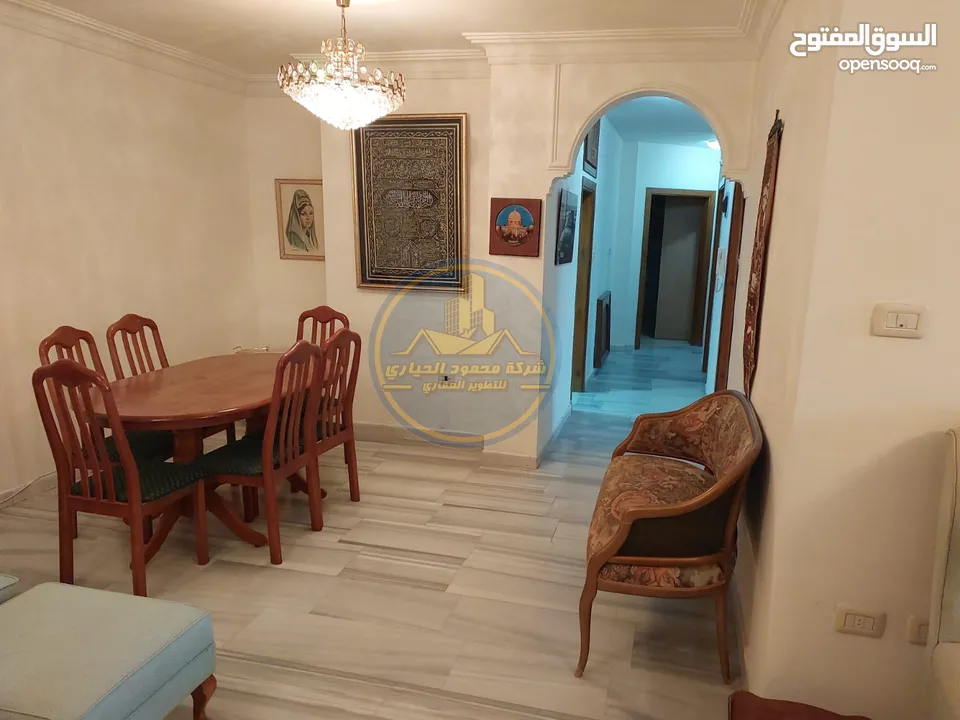 رقم الاعلان (5315) شقة أرضية للبيع في الرابية مقابل شيف اياد موقع مميز