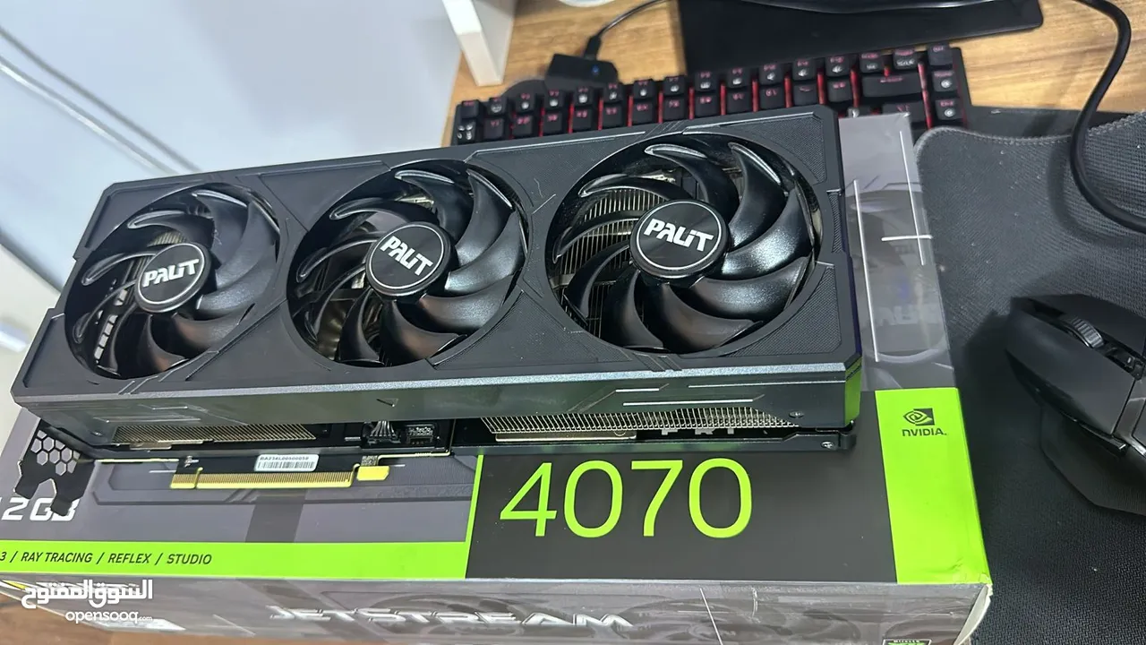 rtx 4070 12gb للبيع مستخدم