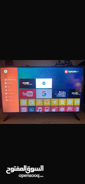 Geepas - Smart TV - LED - Full HD 40 - Android استعمال بسيط جدا مع الكرتونه 40 بوصه