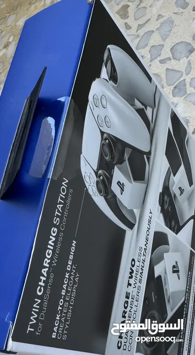 محطة شحن مزدوجة PowerA PS5 مرخصة رسميا لوحدات التحكم اللاسلكية DualSense صنع المملكة المتحدة