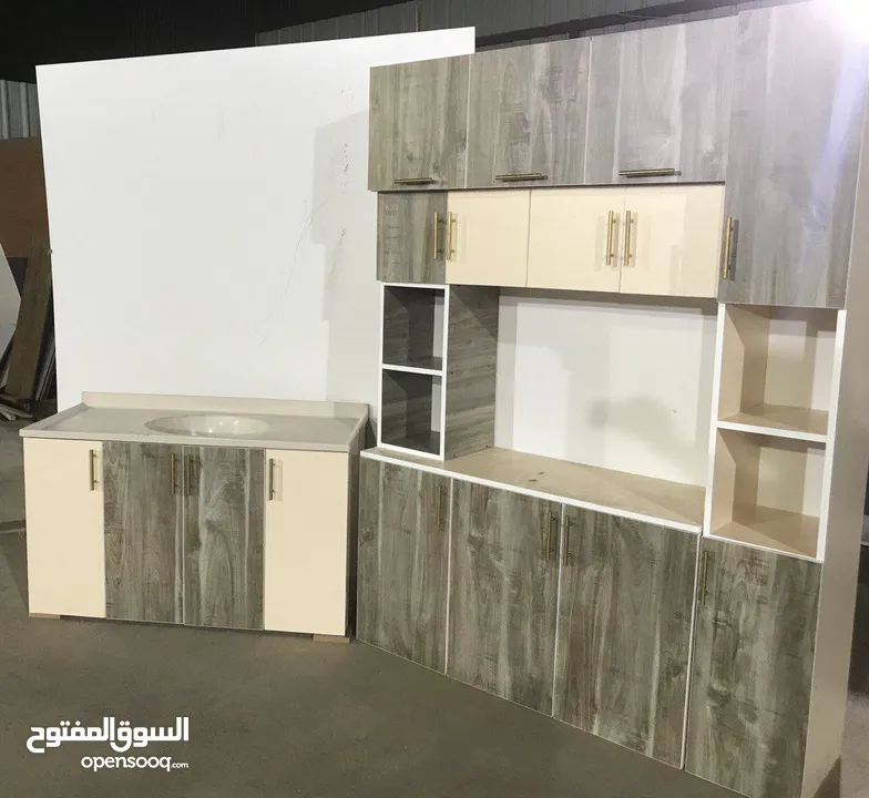 كاونتر mdf مترونص مع سنك