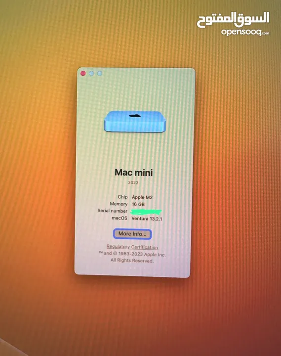 Mac mini 2023, 1TB, 16GB Ram, M2