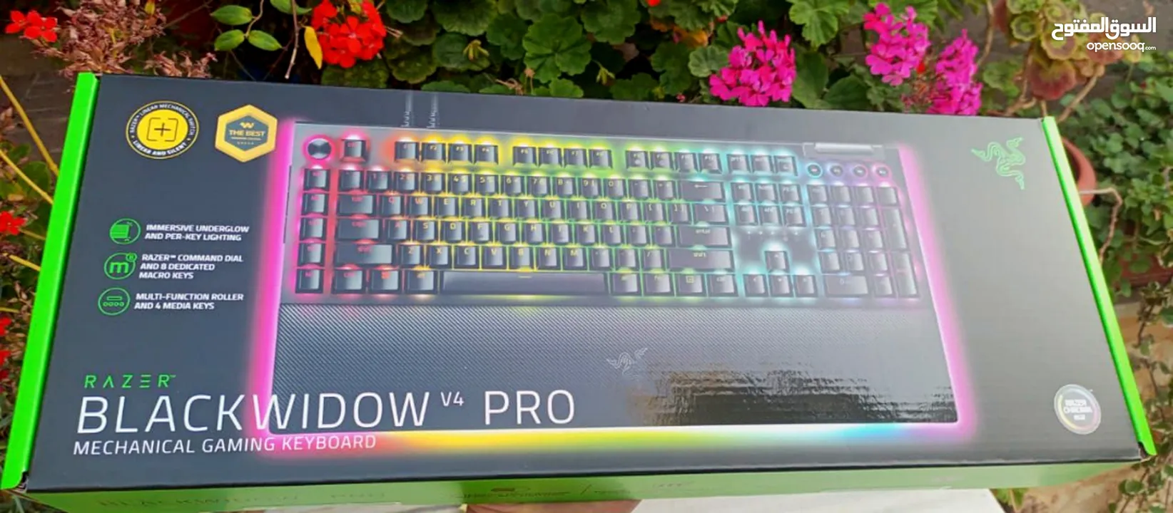 .........كيبورد Razer BlackWidow V4 pro جديد........