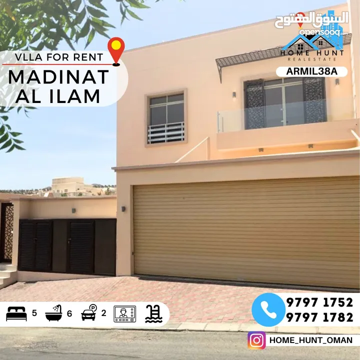 MADINAT AL ILAM  MODERN 4+1 BR VILLA WITH PRIVATE POOL