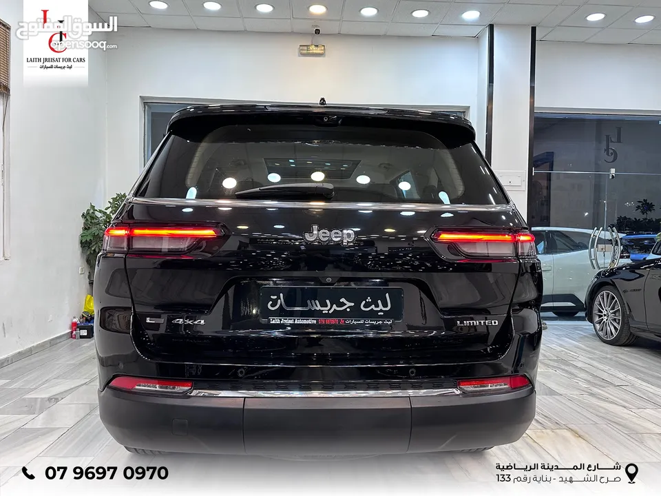 ‎جيب جراند شيروكي L ليميتد دفع رباعي V6 3.6L اعلى صنف 2022 ‏Jeep Grand Cherokee L Limited