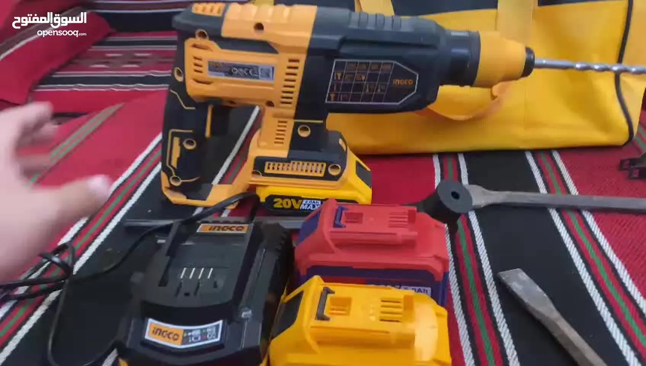 INGCO Rotary Hammer Drill (لاسلكي)