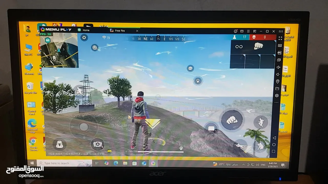 كمبيوتر pc Dell ssd gta v grand pubg free fire