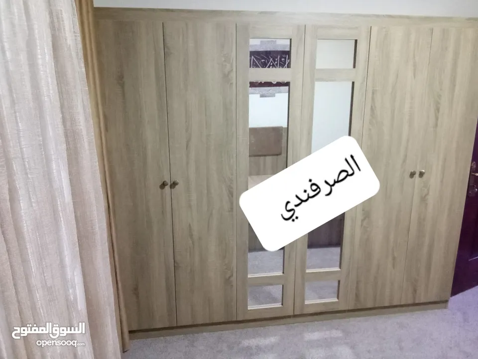 خزائن ملابس خشب لامنيت 18م الون حسب الطلب عرض خاص على جميع اعمالنا معاينه قبل الاستلام