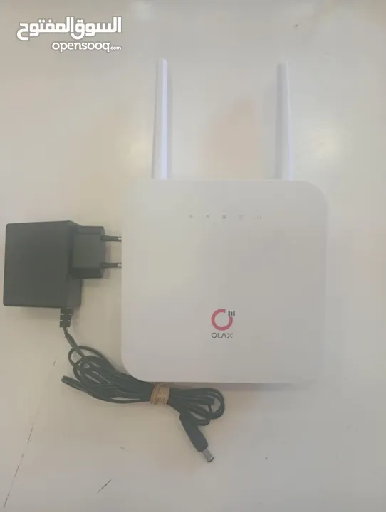 متوفر راوتر شريحه من شركة olax بحالة ممتازه بسعر 220 شيكل والتوصيل مجاني