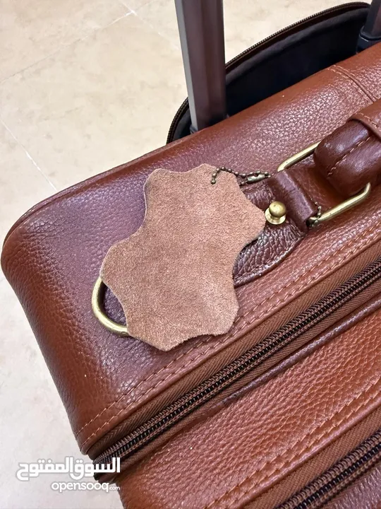 100% genuine leather office travel case