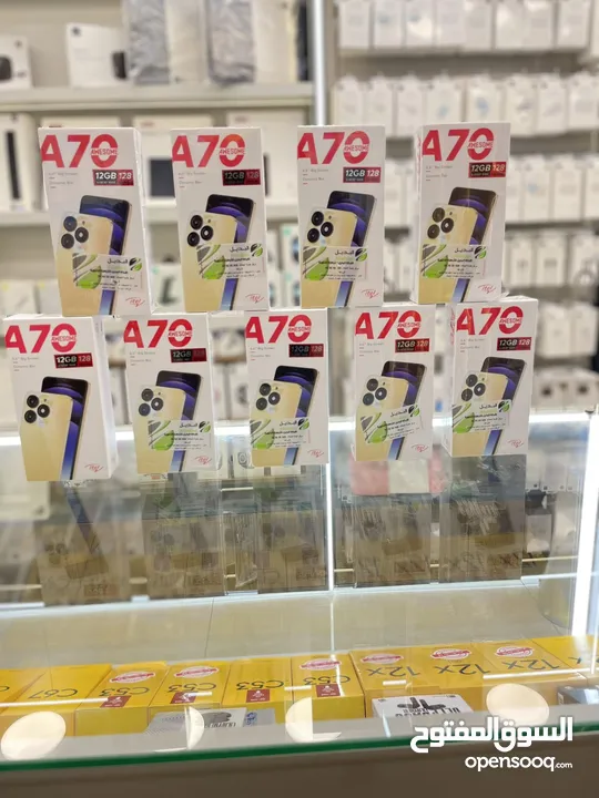 Itel A70 /128 GB/ متوفر جميع الالوان