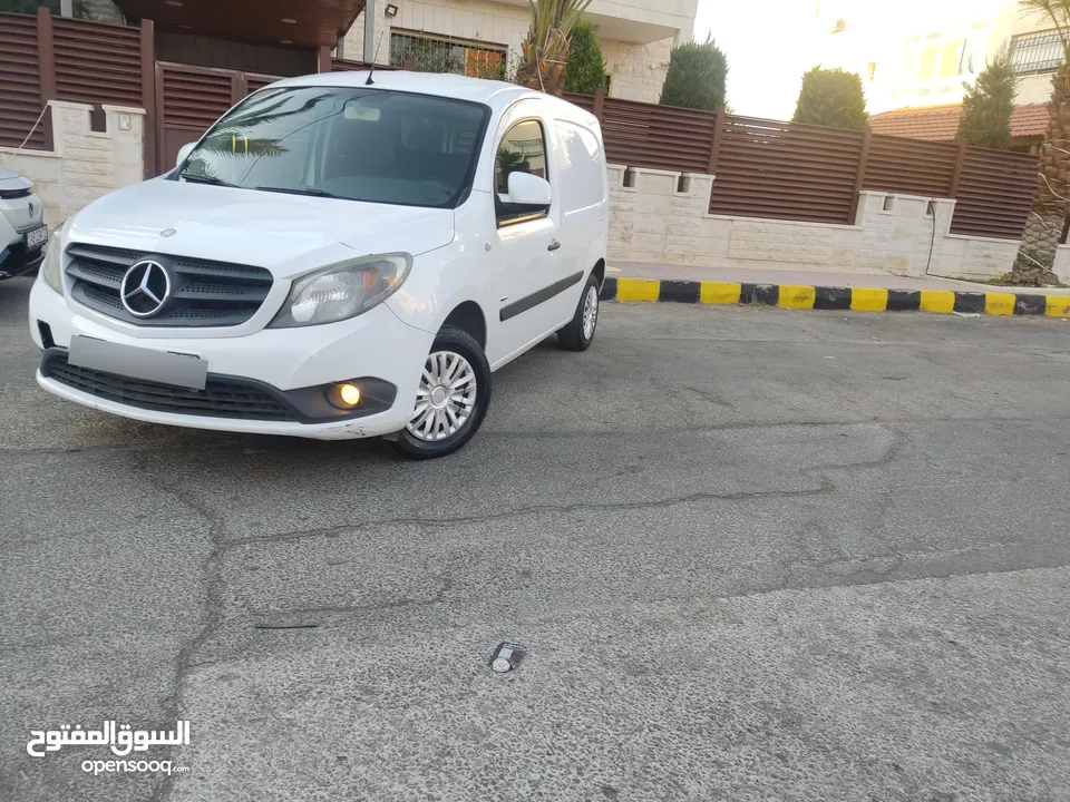 مرسيدس فان موديل 2014 صنف CiTan 112 وارد الوكالة غرغور للبيع بسعر مغري جدا