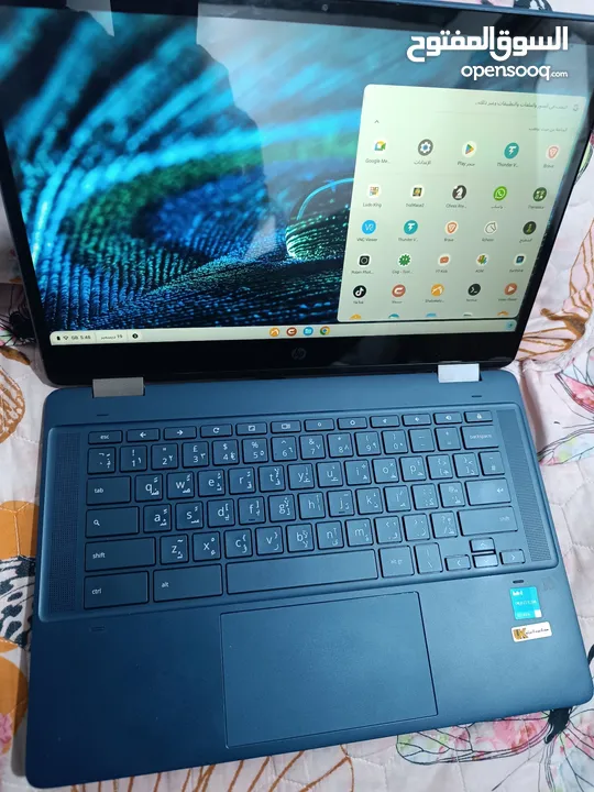 لابتوب hp chromebook x360 14b لمس